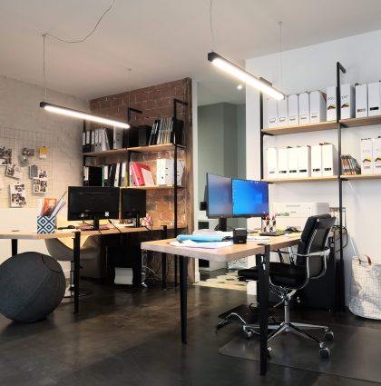 Transformation d’une boutique en bureaux